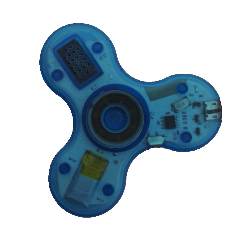 JOYTOP ручной Спиннер мини bluetooth динамик кристально прозрачный светящийся