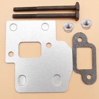 muffler exhaust bolt plate shield gasket kit fit stihl ms250 ms230 ms210 021 023 025 chainsaw parts 1123 141 3200