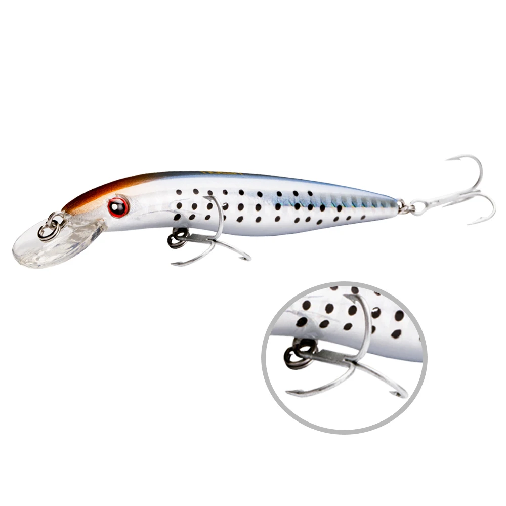 NOEBY 2pcs/lot Floating Minnow Bass Pike Carp Walleye Trout Plastic Fishing Wobbler Hard Baits Swimbaits Artificial Lure Sea | Спорт и