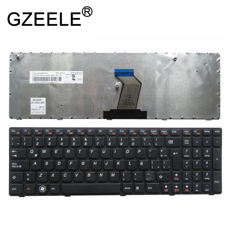 Испанская клавиатура для ноутбука LENOVO Ideapad G575 G575A G570 G570AH G570G G575AC G575AL G575GL G575GX Z560 Z560A