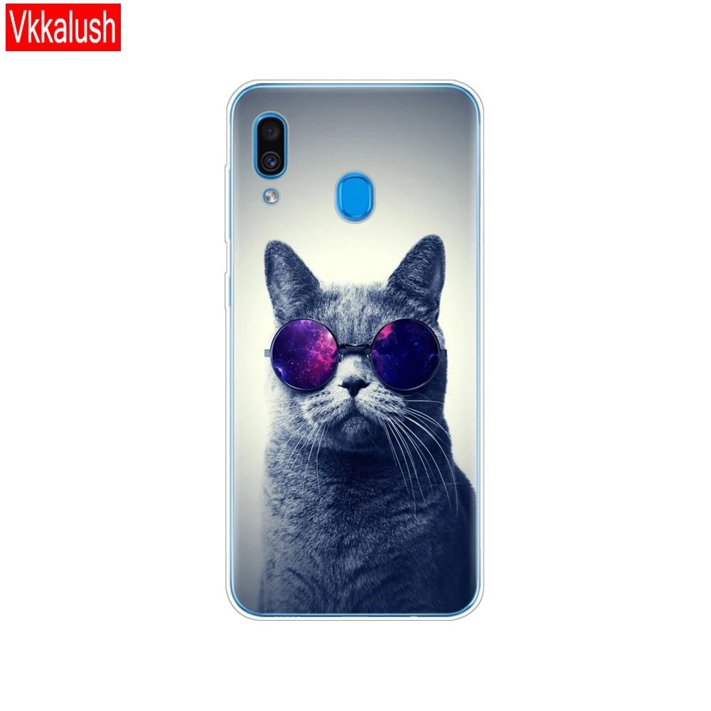 11070 Чехол для samsung Galaxy A20 чехол A20E полиуретан) и силикона с откидной крышкой для samsung A20 20 A205F A20E A202F чехол Мягкие Чехлы бамперы - Цвет: 11070