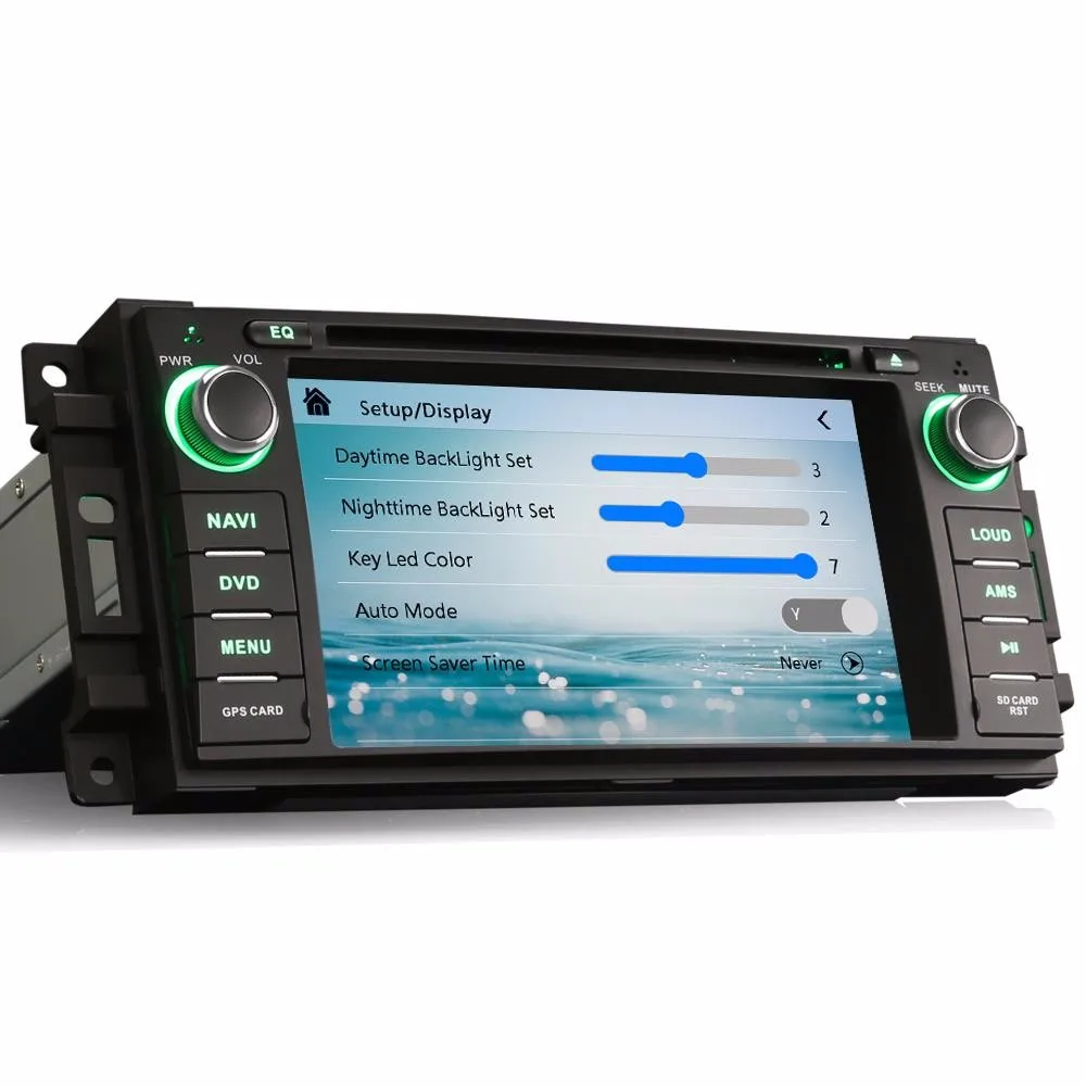 Автомобильный DVD GPS навигации для Jeep Компасы Grand Cherokee Liberty Patriot Wrangler Mitsubishi Raider 2005 2006