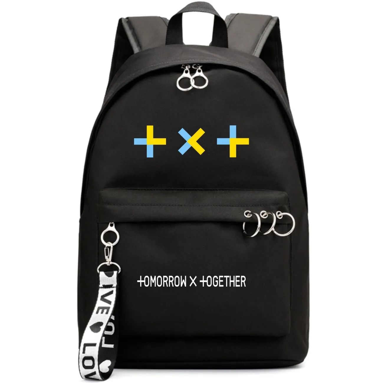 Новый kpop TXT модный цепной рюкзак корейский стиль милые рюкзаки для женщин USB