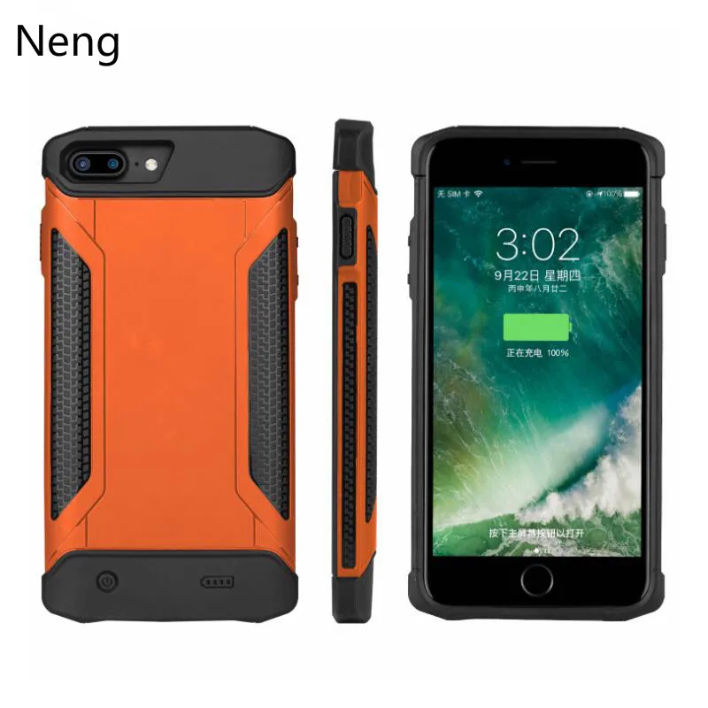 Neng 4000 мАч для iPhone 6 6S 7 8 Plus противоударный Тонкий чехол батареи Power Bank Charing чехлы