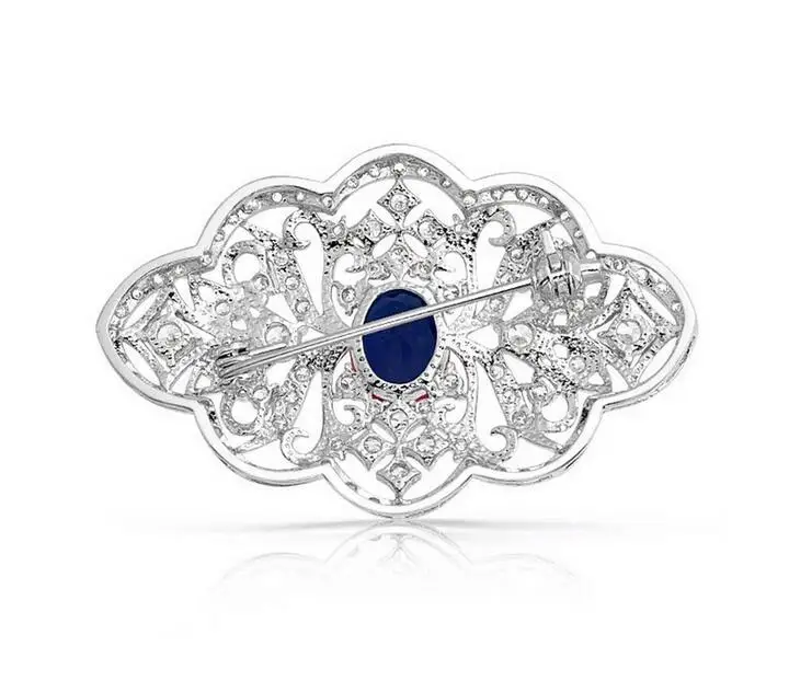 Винтажная брошь с кристаллами Стразы 2 дюйма свадебные ювелирные украшения