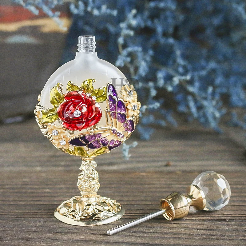 H& D женский модный стеклянный многоразовый флакон для духов пустой контейнер для эфирного масла Свадебный домашний декор X'mas подарок(6 стилей