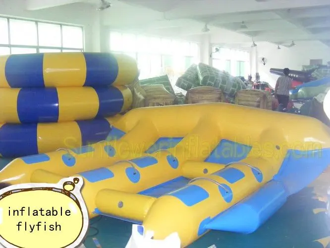 Бесплатная доставка! Надувная Рыба для 4-х человек рыба-лодка от производителя