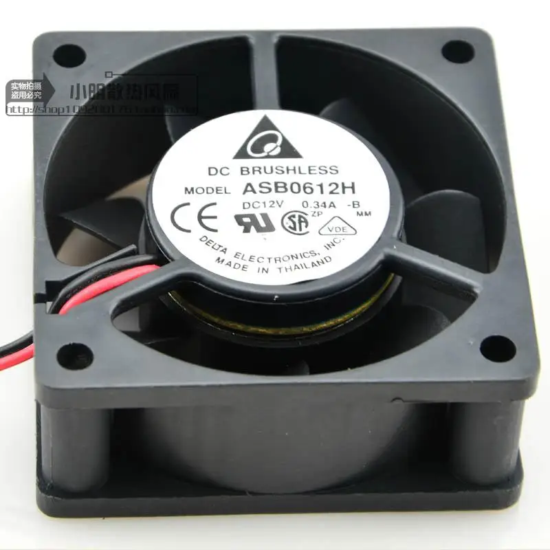 

Free Delivery. 6025 6 CM/CM fan ASB0612H 12 v 0.34 A cooling fan violence