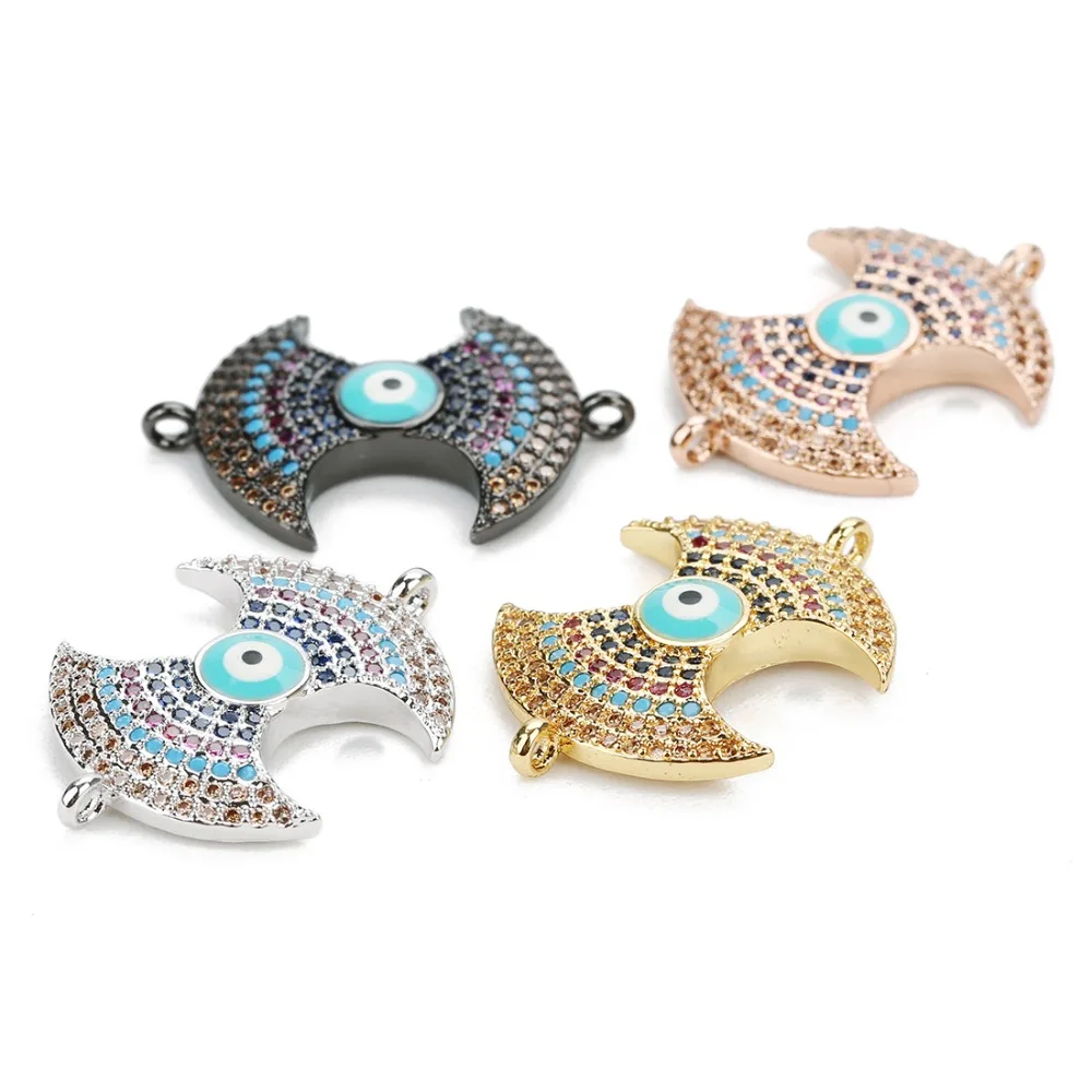 Подвеска сделай сам Ювелирная фурнитура золотого цвета глаза в этническом стиле