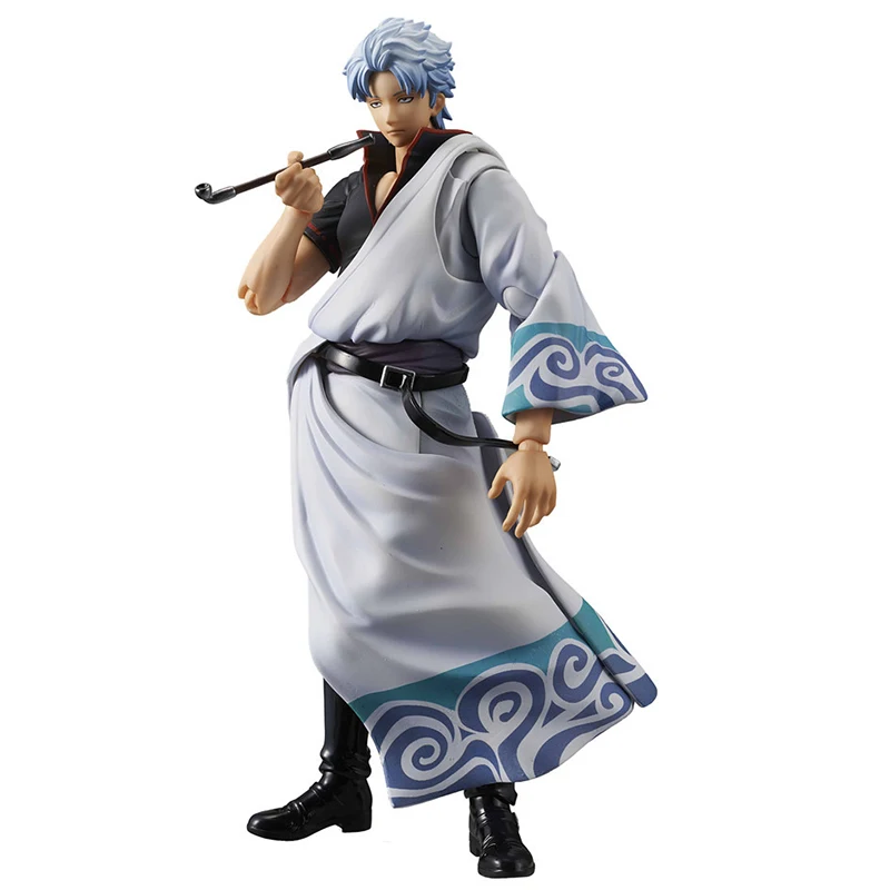 18 см фигурка гинтама Sakata Gintoki Shimura Shinpachi Kagura Ваха переменная герои ПВХ модель