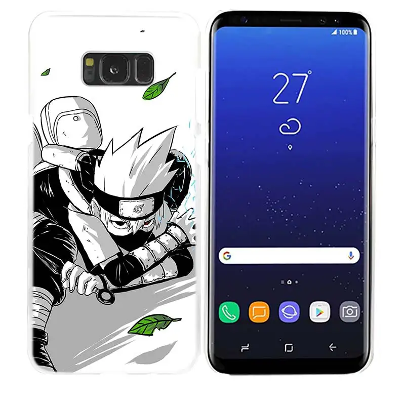 15 Наруто Какаши чехол для телефона samsung Galaxy M20 M10 S10 S9 S8 Plus S7 S6 Edge Note 8 9 Жесткий пластиковый Чехол - Цвет: 15