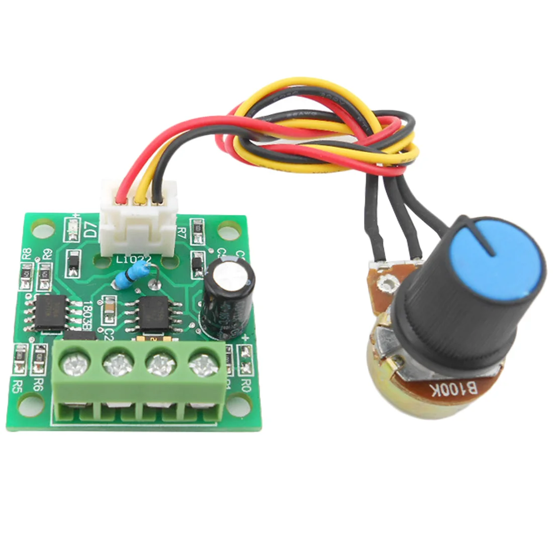 DC 1 8 15 V 2A ШИМ регулятор скорости двигателя Модуль регулировка регулируемая плата