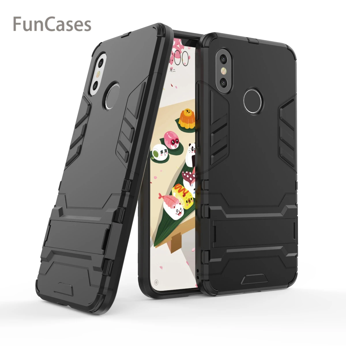Для Xiaomi Mi 8 чехол Роскошный Железный человек Стенд жесткий Броня + Мягкий