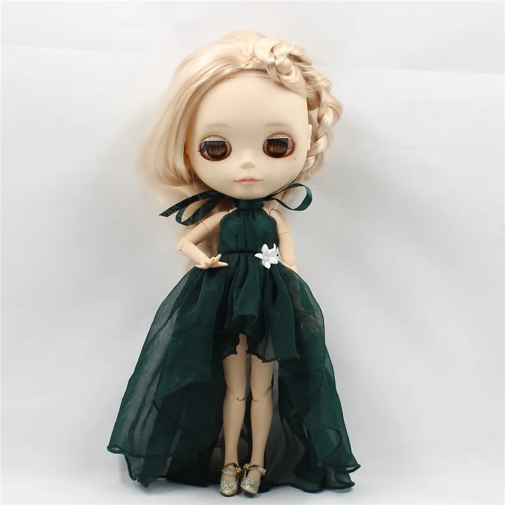 Blyth doll ледяное платье с цветами элегантная одежда