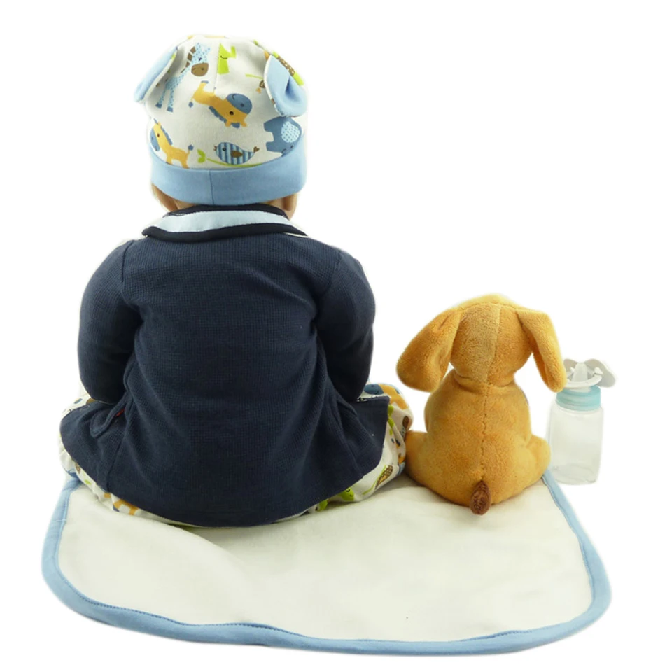 Мягкий силиконовый реалистичный Реборн 55 см 22 дюйма|reborn baby doll|reborn baby55 cm |