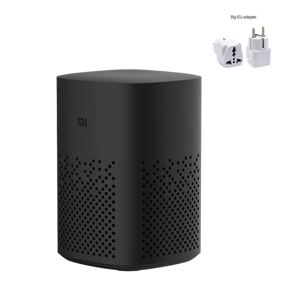 Xiaomi Xiaoai динамик универсальный пульт дистанционного управления версия AI Bluetooth Голосовое управление 2,4 ГГц музыкальный плеер динамик для smтхома - Цвет: Add Big EU Adapter