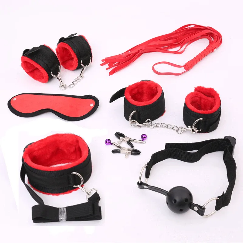 11 шт./компл. товары для секса Эротические игрушки взрослых БДСМ секс бандаж набор