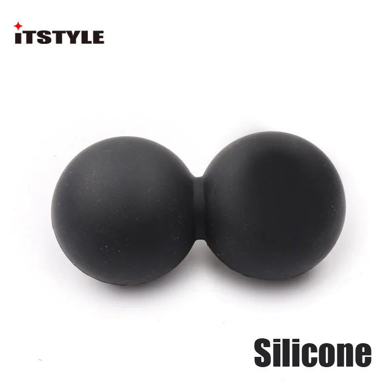 ITSTYLE Silicone Lacrosse ball peanut Massage Yoga Relax Relieve Fatigue Fitness Gym Training Body Pain Relief Fascia Ball