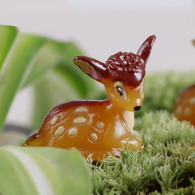 Миниатюрное сказочное животное в виде оленя домашнее искусство аксессуары для