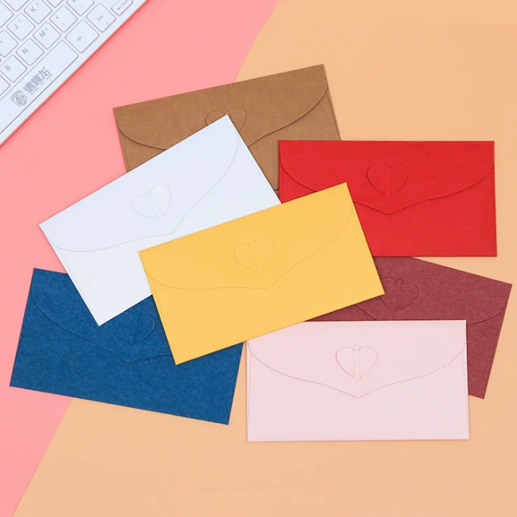 30 шт./лот Новые Креативные конверты с романтичной застежкой в западном стиле