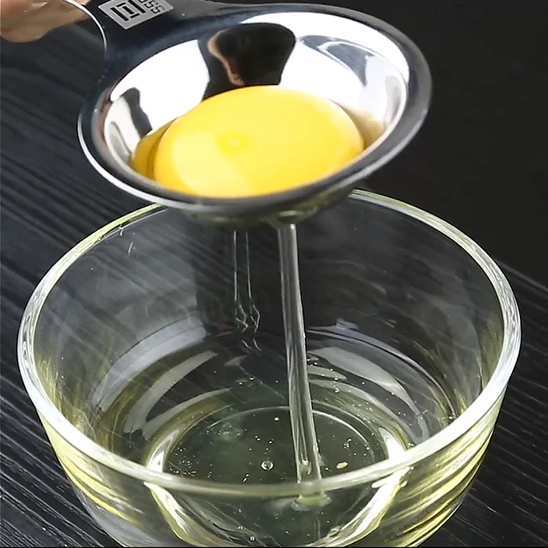 304 Нержавеющая сталь яичный желток Сепаратор яйца фильтр приспособления