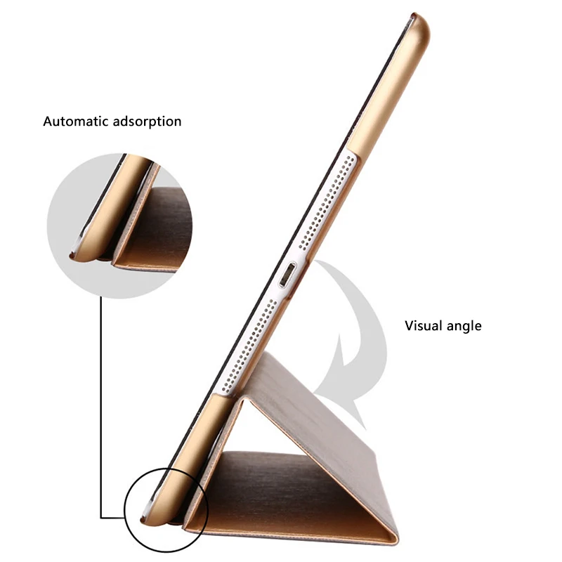 Мягкие из искусственной кожи Smart Cover чехол для Apple iPad Air 1 Air 2 iPad 5 6 для iPad 9,7 дюймов 5th 6th поколения Чехол Coque