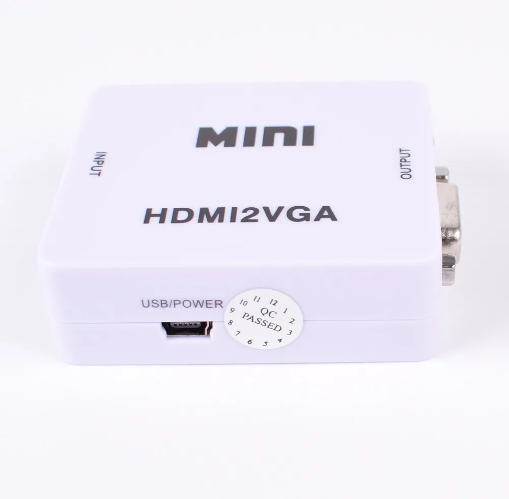HD 1080 P HDMI конвертер VGA с аудио HDMI2VGA видео Box адаптер для Xbox360 PC DVD PS3| |