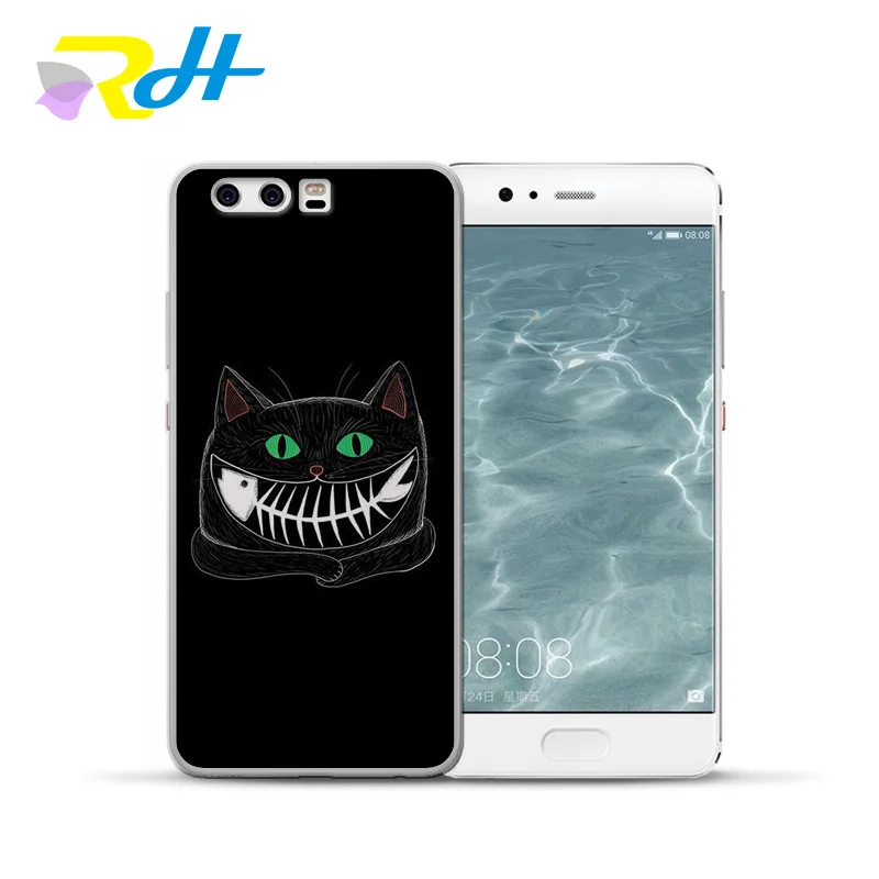 Для Huawei Y5 2017 Coque Etui черный и белый чехол для задней панели телефона Y5II Prime 2018 Y6II Y6 |