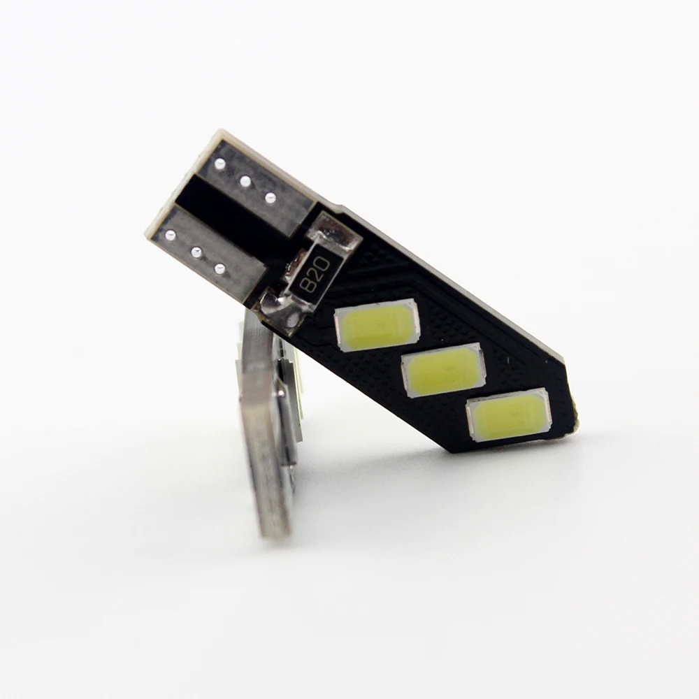 50X W5W Canbus 12 В 1 5 Вт T10 5730 6 SMD светодиодные лампы Автомобильный прибор для чтения