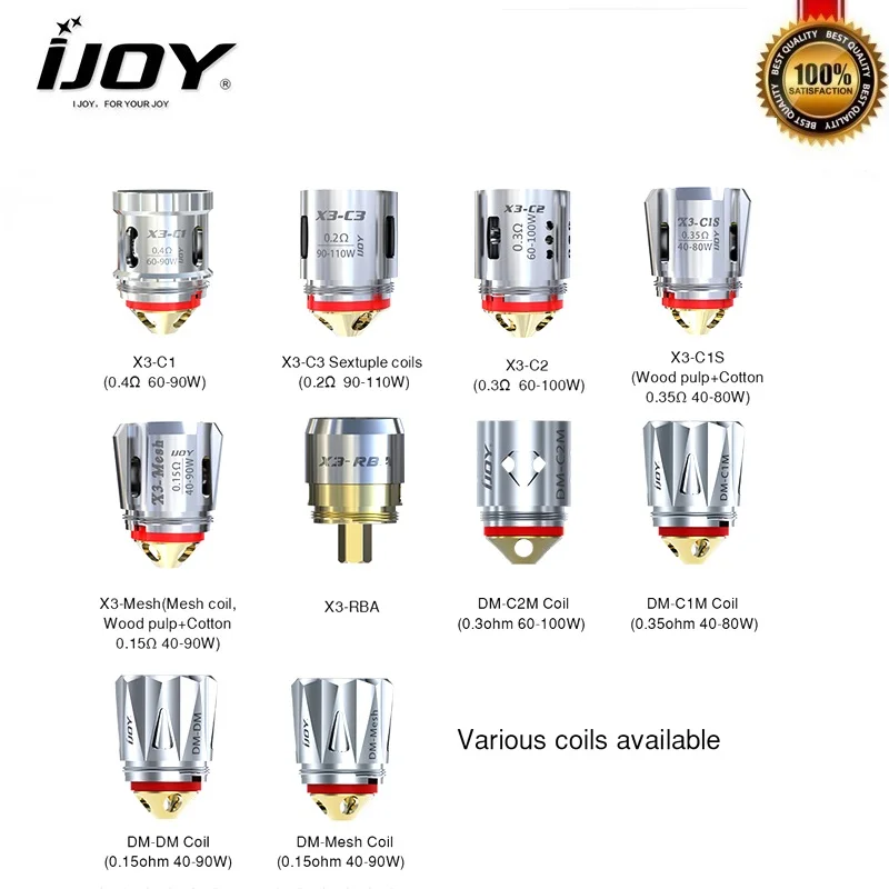 Оригинал IJOY Зенит 3 комплект 360 Вт поле Mod с бриллиантом Subohm Vape Танк двойной 20700
