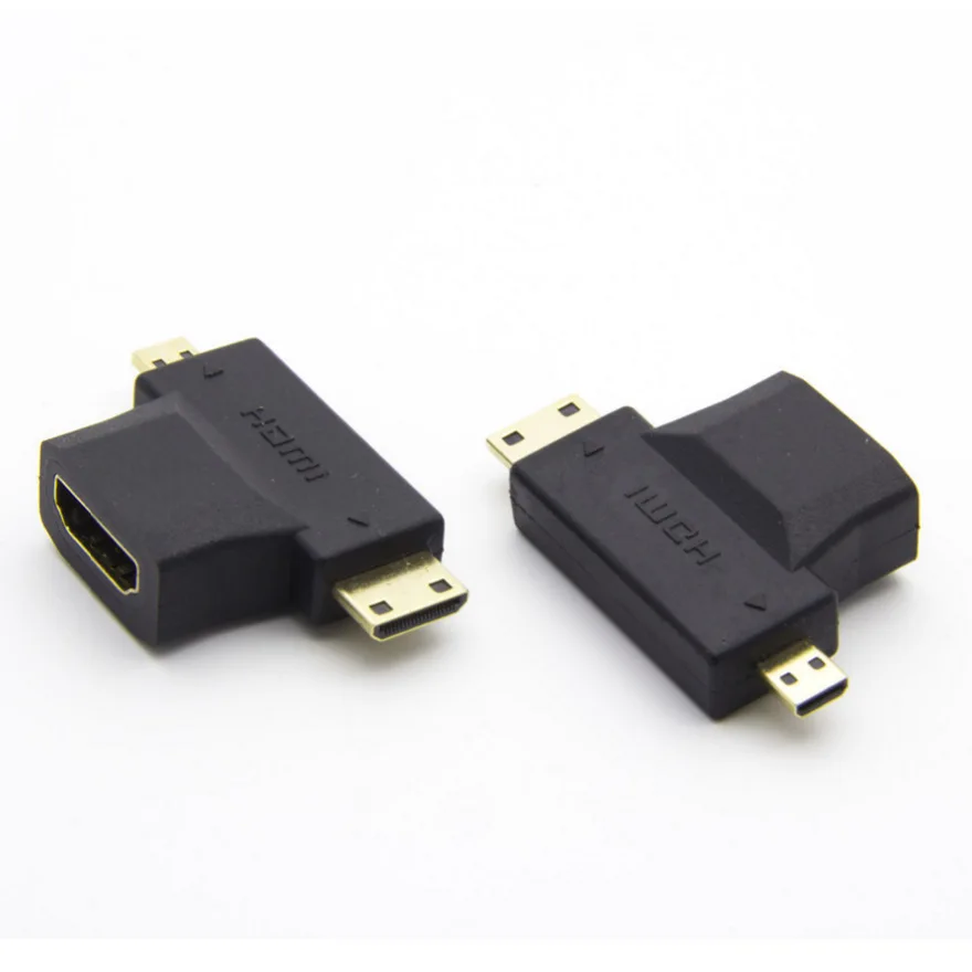 Для телефон камера карта для чтения Mini 3 в 1 Micro HDMI папа женщин 4 Кабельные адаптеры