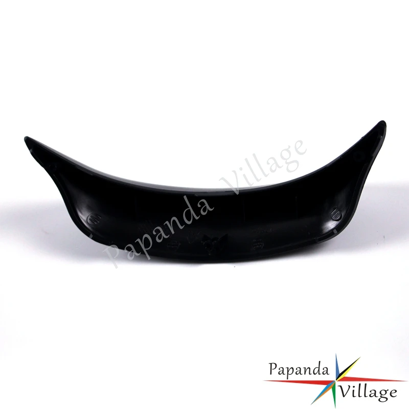 Матовый черный спойлер для передней фары мотоцикла из АБС пластика козырек Vespa