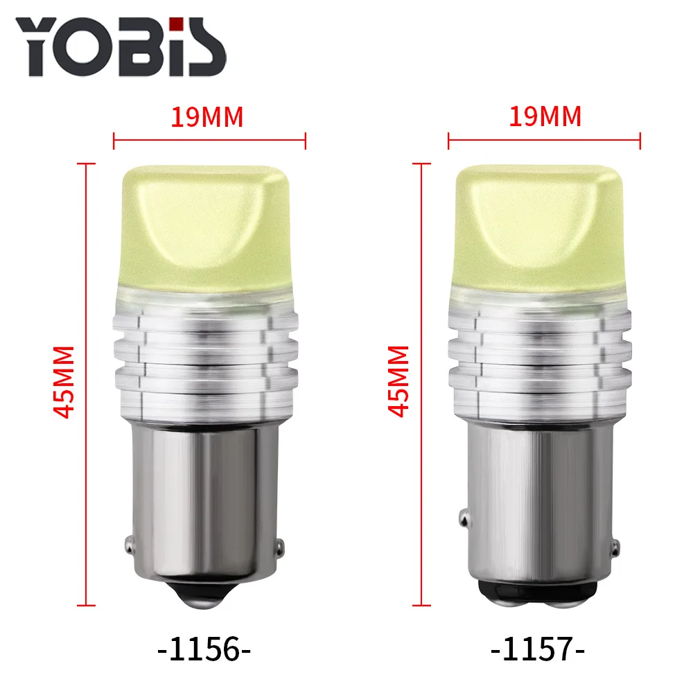 2 шт. автомобиля световая сигнальная лампа 1156 1157 BA15s PY21W P21W P21W5W светодиодный