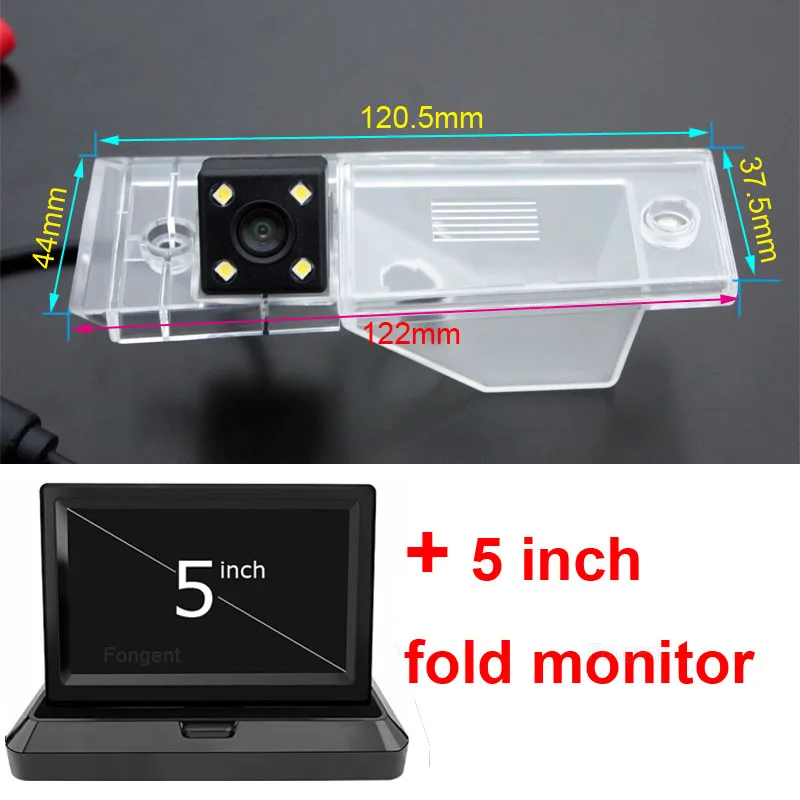 with monitor 5 Для Kia VQ карнавал R Sedona 2006 2007 2008 2009 2010 2011 2013 заднего вида парковочная Беспроводной Обратный монитор камеры - Название цвета: with monitor 5