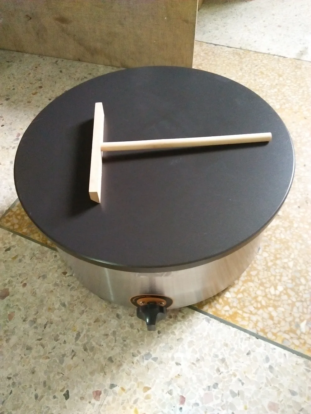 

Gas French crepe making machine/ pancake maker machine