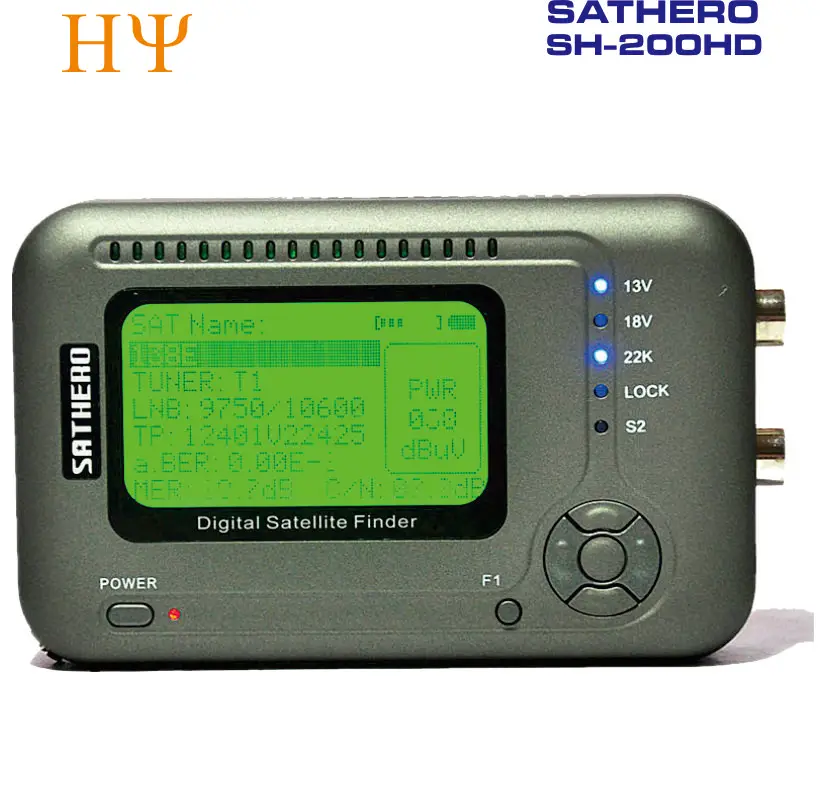 [Подлинный] Sathero SH-200HD DVB-S2 цифровой спутниковый искатель метр Sat Finder 200HD Высокое разрешение USB 2,0 анализатор спектра