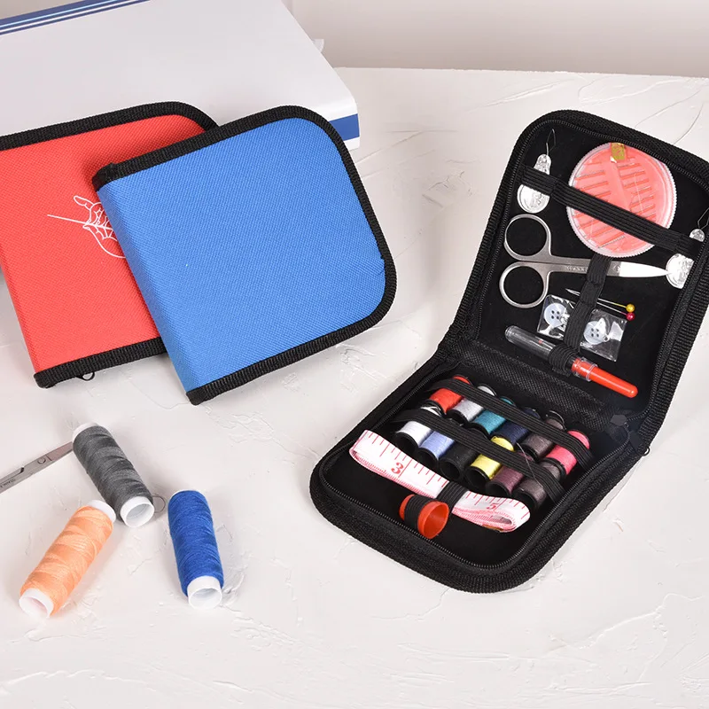 

multi-function Spool line Multi color sewing thread stitch tool kit scissors button craft sewing kit Convenient Sewing Supplies