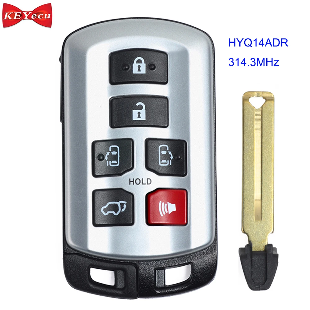 KEYECU для Toyota Sienna 2011 2012 13 2014 15 16 2017 2018 2019 2020 пульт дистанционного управления без
