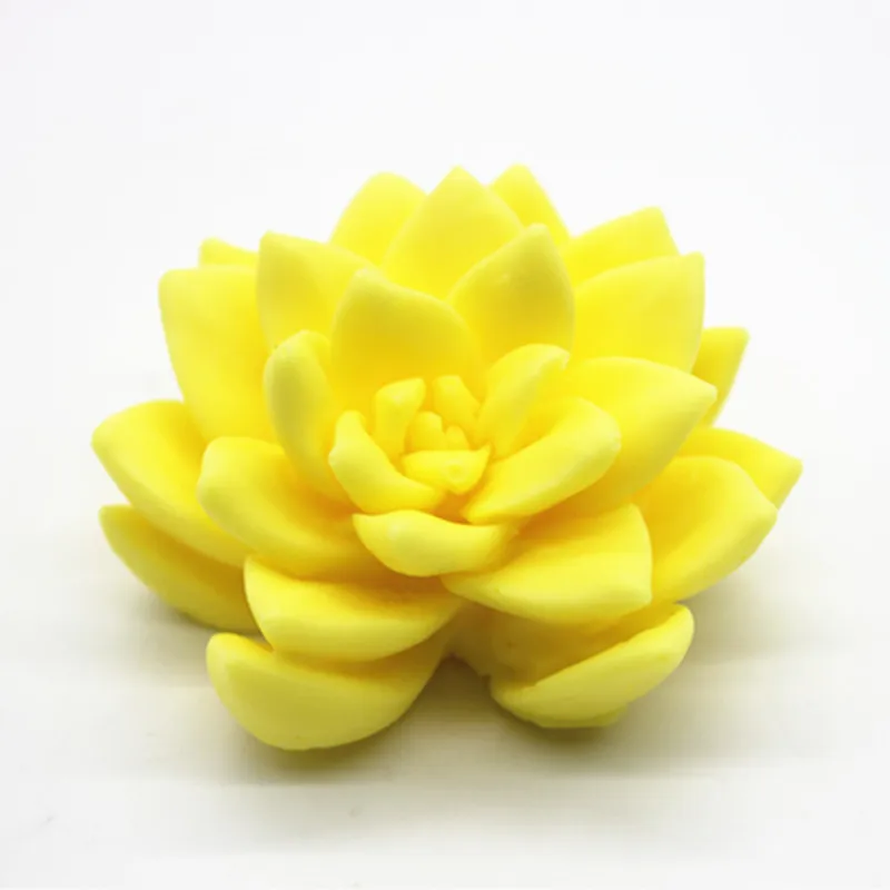 

3D succulent flower Artificial Cactus Mould DIY Soap Chocolate Mould Handmade Clay Craft Silicone Mold