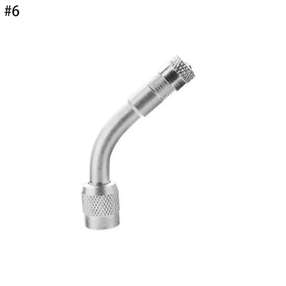 silver 135degree 1X45 °/90 °/135 градусов шины удлинитель клапана стволовая Автомобиль Мотоцикл велосипед аксессуары - Цвет: silver 135degree