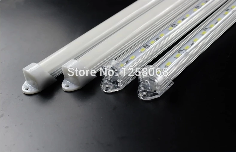 

Fanlive 12v Bar Lights Aluminium Car Hard Strip 5630 SMD Cabinet Light 100cm DC12V 72LEDS Best Price Fedex Natural White 30m/lot