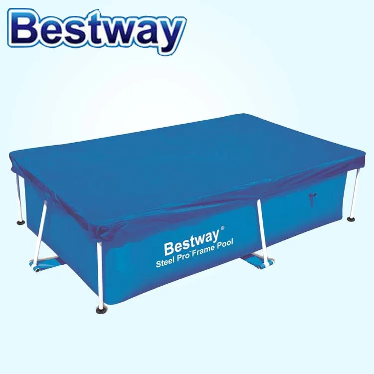 58104 Bestway 2 44*1 04 м Крышка для 2.39X1.5m прямоугольной рамы бассейна 96*61 &quotуплотненная