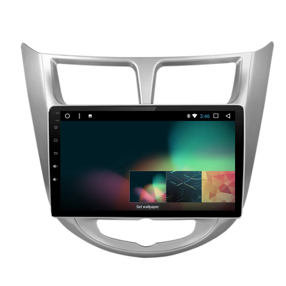 SZBULOAI Android видео плеер навигация автомобильное радио мультимедиа gps для Hyundai Verna