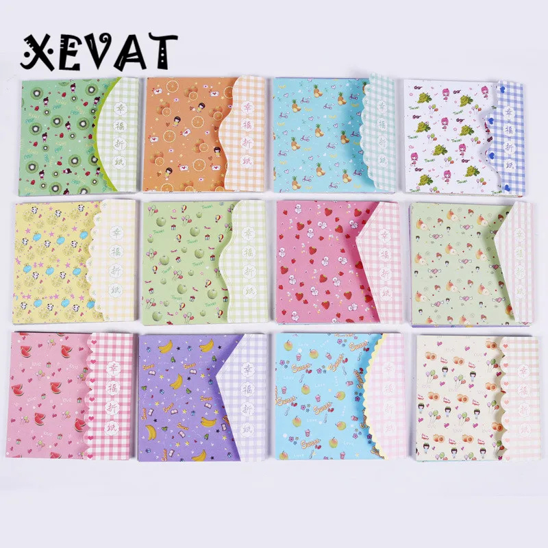 Бумажные краны оригами 15*15 см новый креативный дизайн фруктов крафт бумага 70 шт.
