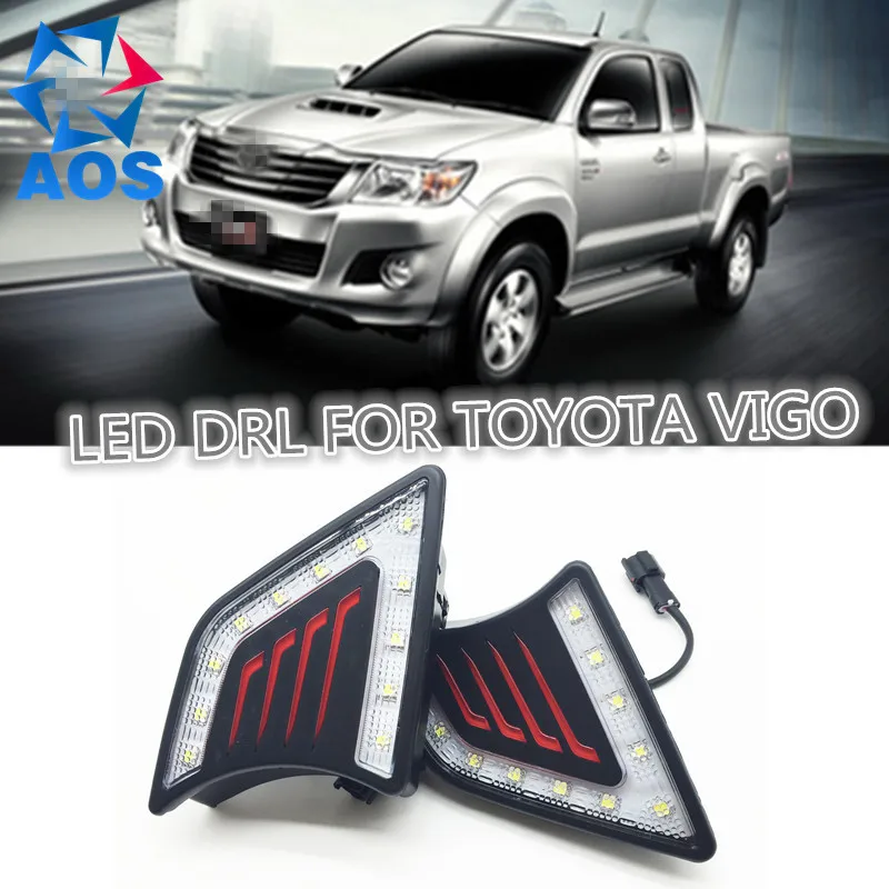 2 шт./компл. DRL светодиодная лампа водонепроницаемый дневной свет drl дневные