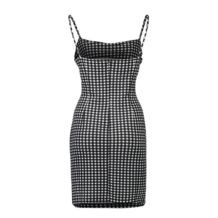 Новая мода 2018 летнее Бандажное Платье женское маленькое квадратное мини пляжное