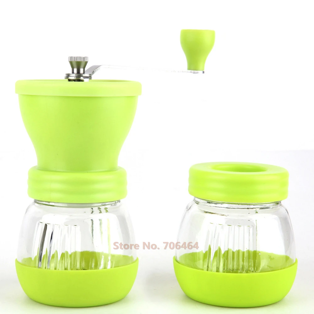 Портативная моющаяся Стеклокерамическая ручная кофемолка MMG14 различные цвета