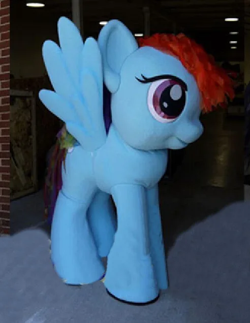 Мужская одежда костюм-талисман пони из ЭВА трех видов на четырех ногах |