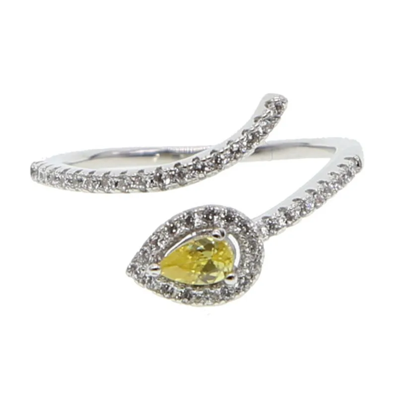 Женское кольцо в виде змеи с фианитом 14 цветов | Украшения и аксессуары