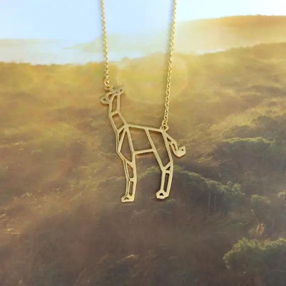 

Wholesale Cute Giraffe Necklace Female and Male Gift Jewelry Necklace--12pcs/Lot